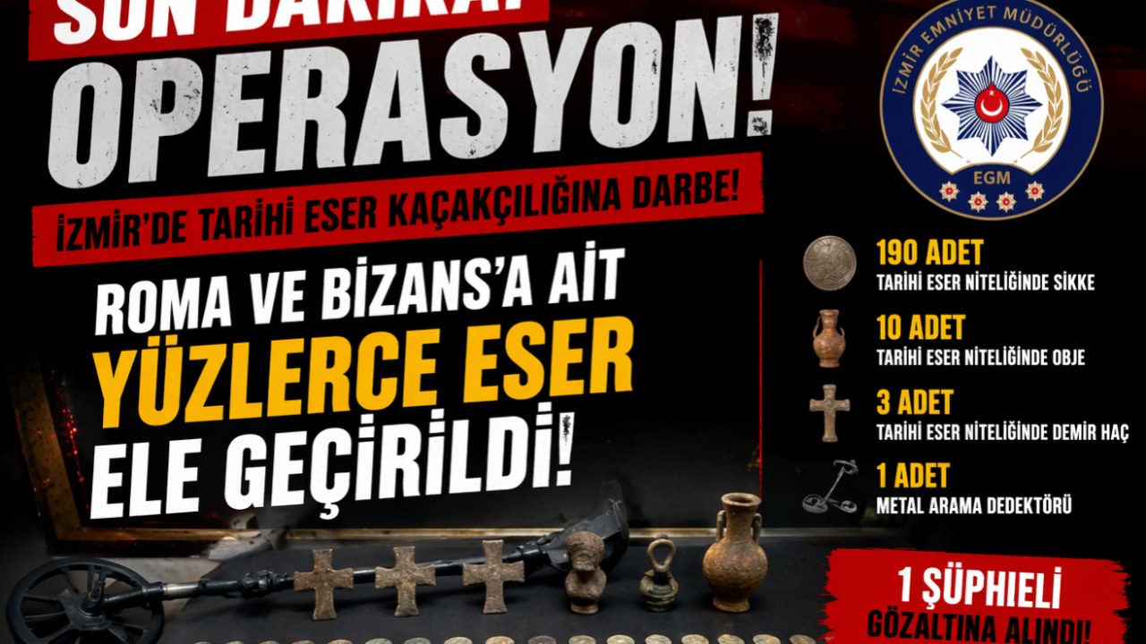 Kaçak kazı vurgunu son anda engellendi