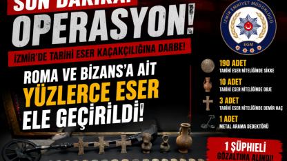 Kaçak kazı vurgunu son anda engellendi