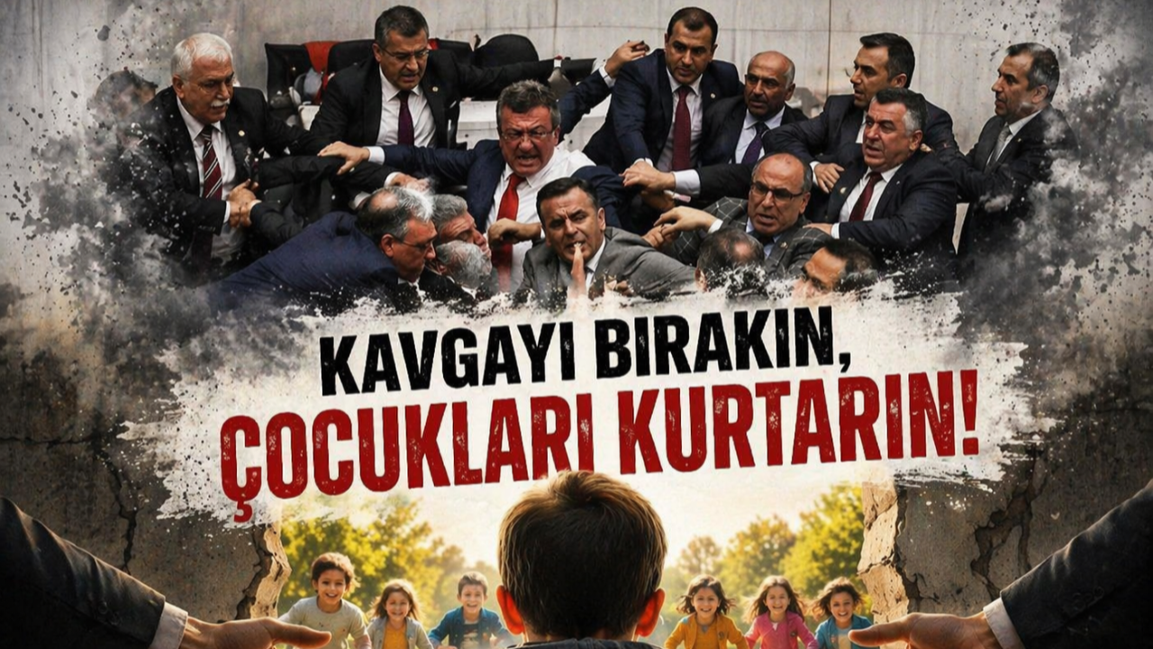 Kavgayı bırakın, çocukları kurtarın!
