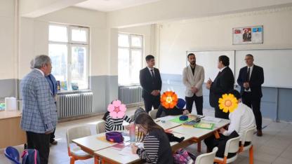 Kaymakam Şahin’den Özel Eğitim Okuluna Anlamlı Ziyaret: Öğrencilerin Mutluluğuna Ortak Oldular