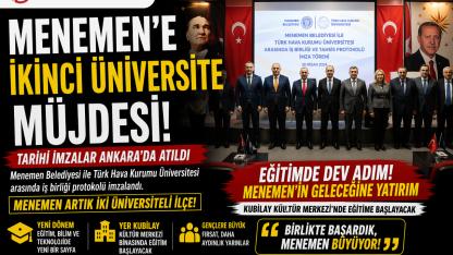 Menemen eğitim üssü oluyor