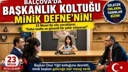 Minik Başkan Defne’den Dikkat Çeken Mesaj