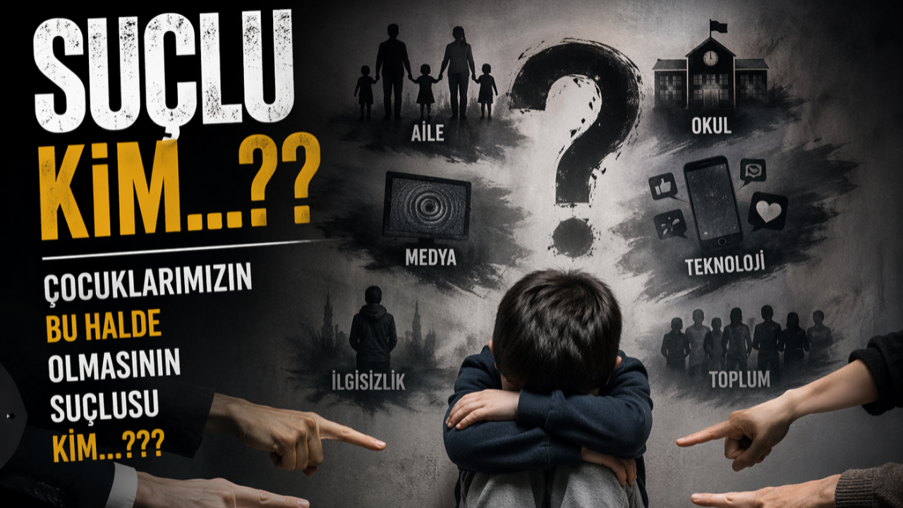 SUÇLU KİM...?? ÇOÇUKLARIMIZIN BU HALDE OLMASININ SUÇLUSU KİM...???
