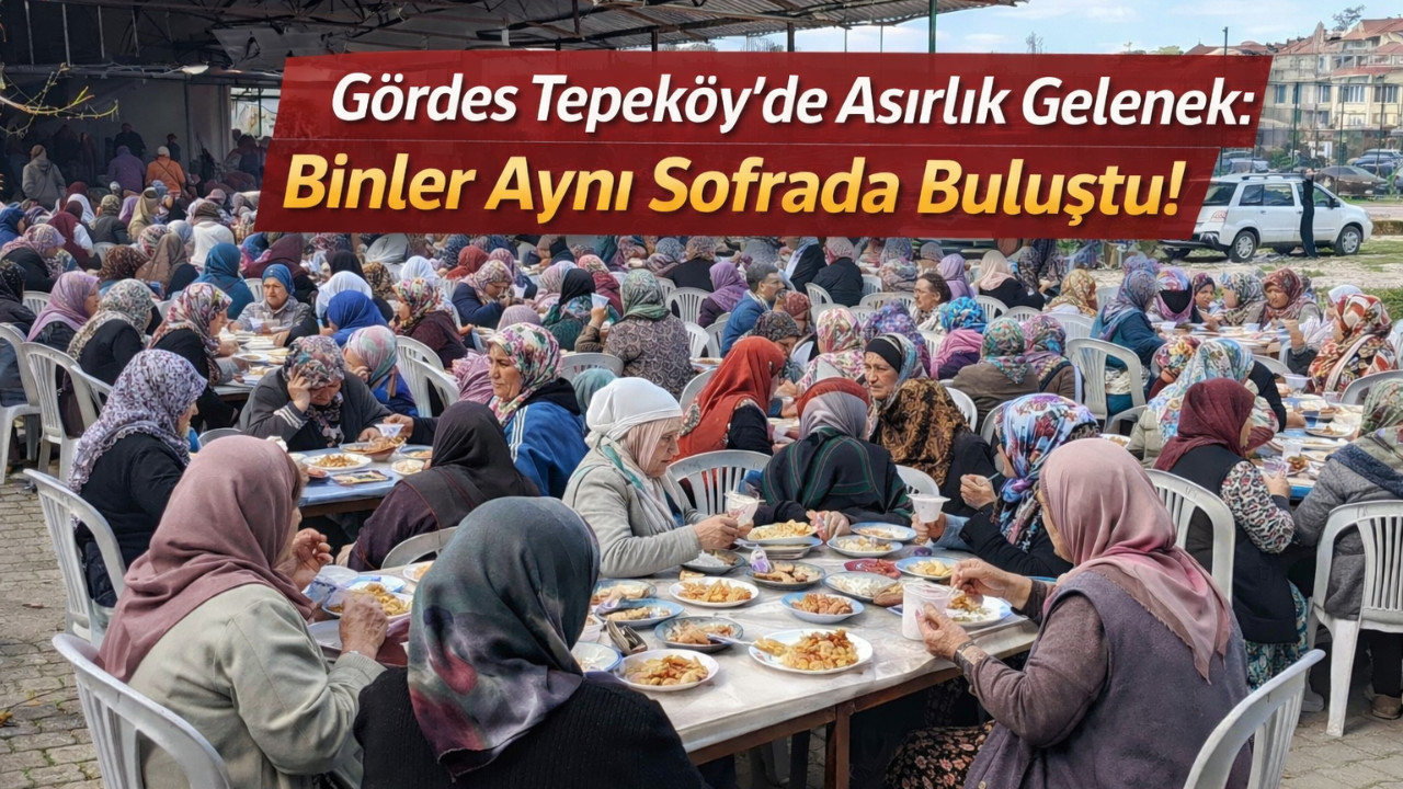 Tepeköy’de Asırlık Sofra Kuruldu