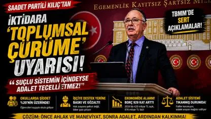 “Toplumsal Çürüme Derinleşiyor!”