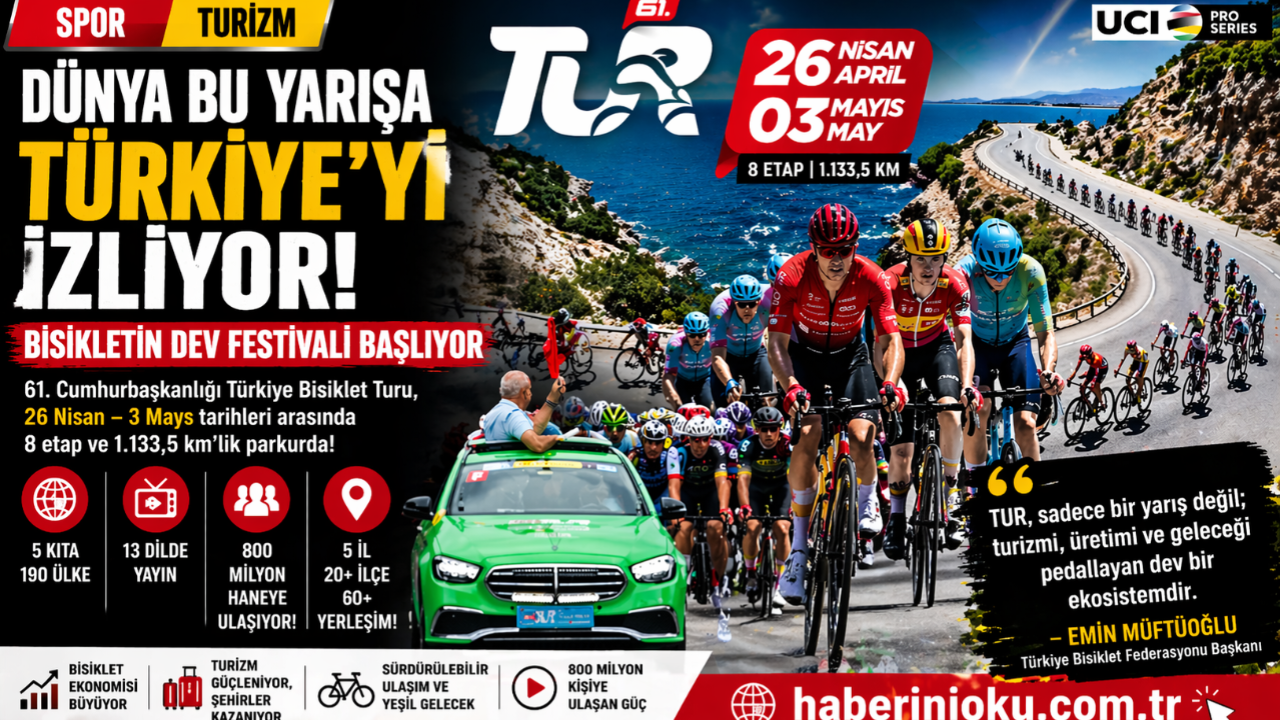 Türkiye Bisiklet Turu Ekonomiyi ve Turizmi Uçuracak