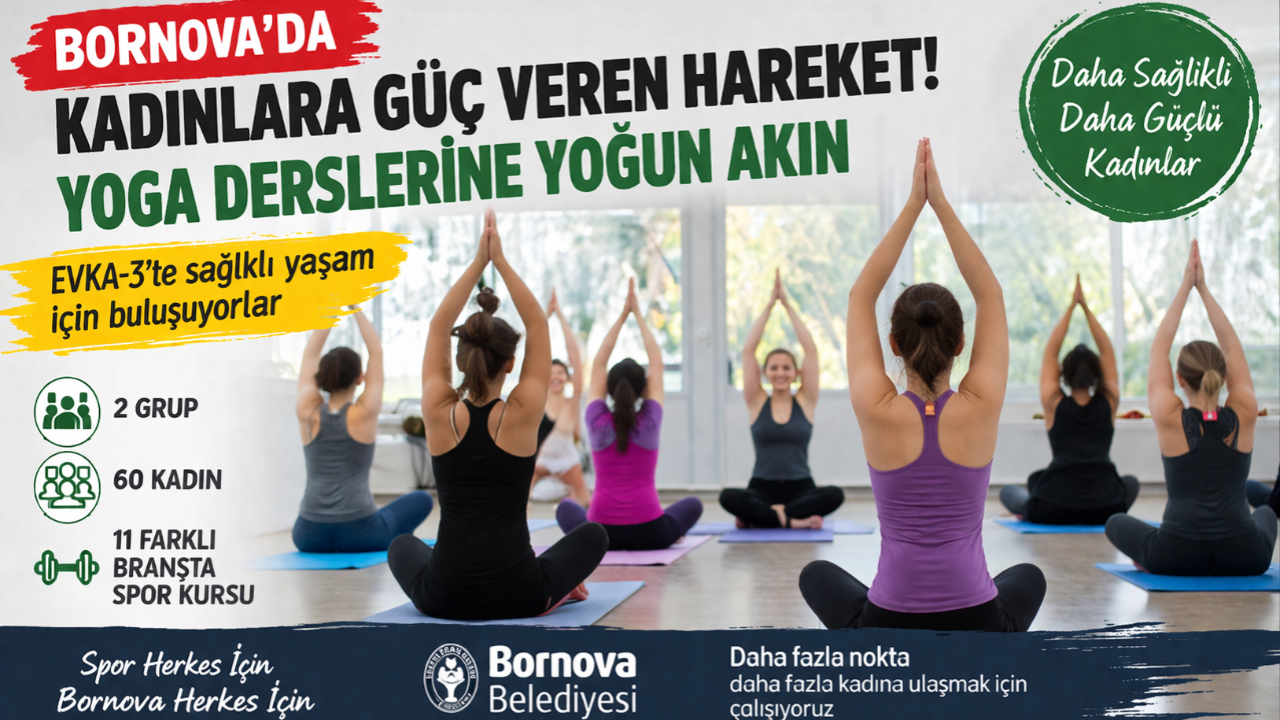 Ücretsiz yoga kurslarına yoğun ilgi