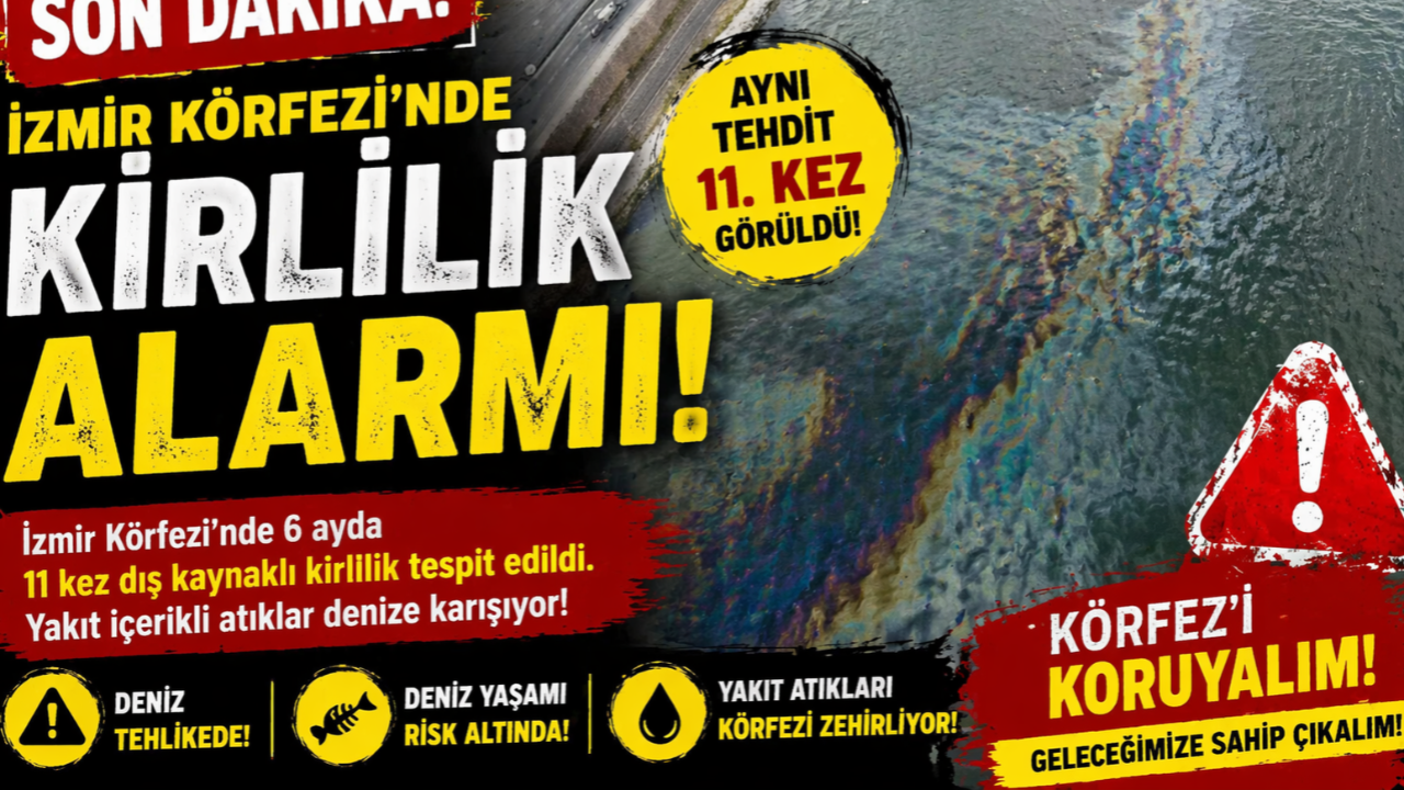 Yakıt atıkları denize karıştı