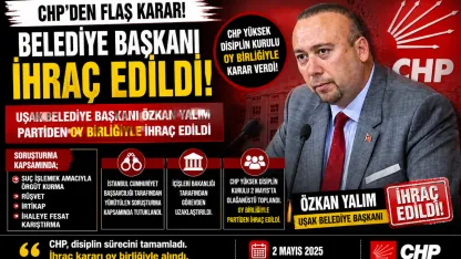 CHP Özkan Yalım'ı ihraç etti!