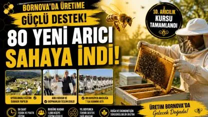 80 Yeni Arıcı Sahaya İndi