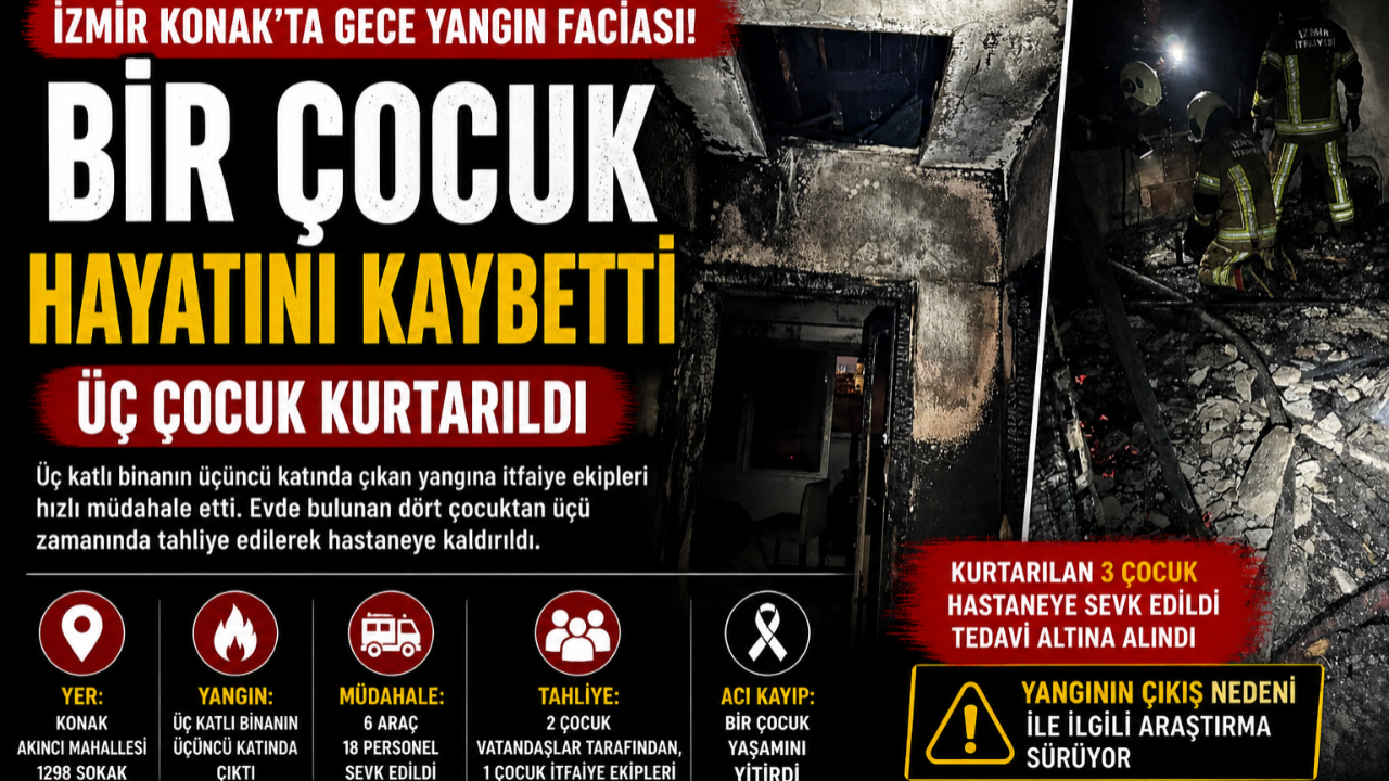 Alevler Arasında Dram! İzmir’de Yürek Yakan Olay