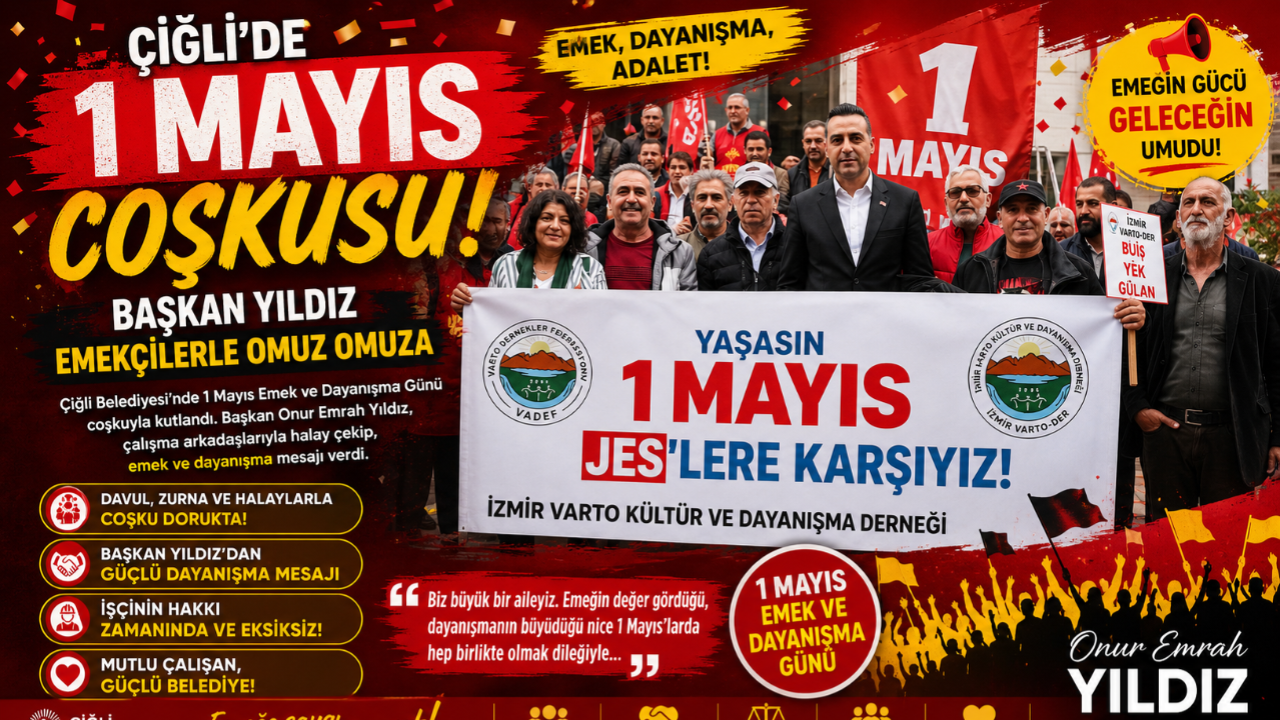 Başkan Yıldız Emekçilerle Halayda Buluştu