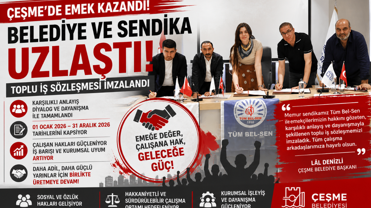 Belediye ve Sendika El Sıkıştı!