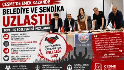 Belediye ve Sendika El Sıkıştı!