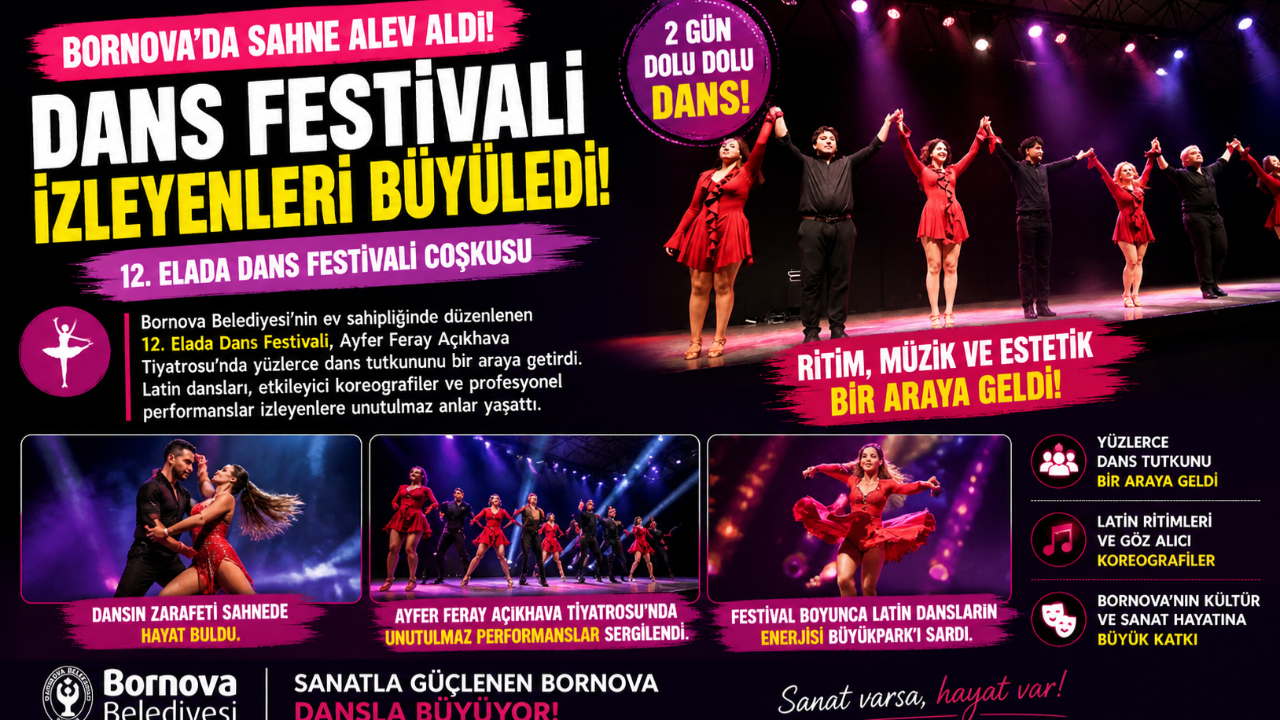 Bornova’da Ritim Hiç Durmadı