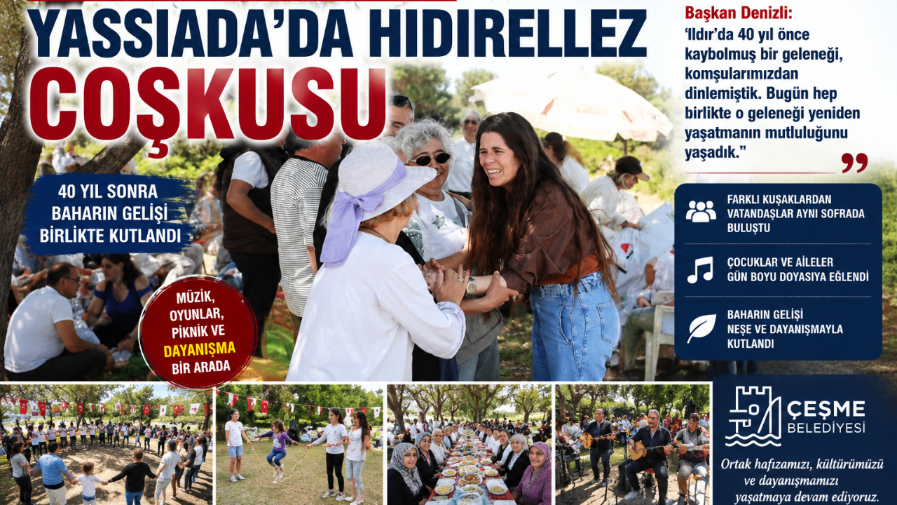 Çeşme’de Hıdırellez Buluşması Damga Vurdu
