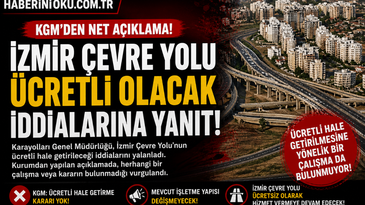 Çevre yolu ücretli olacak mı? Net cevap geldi