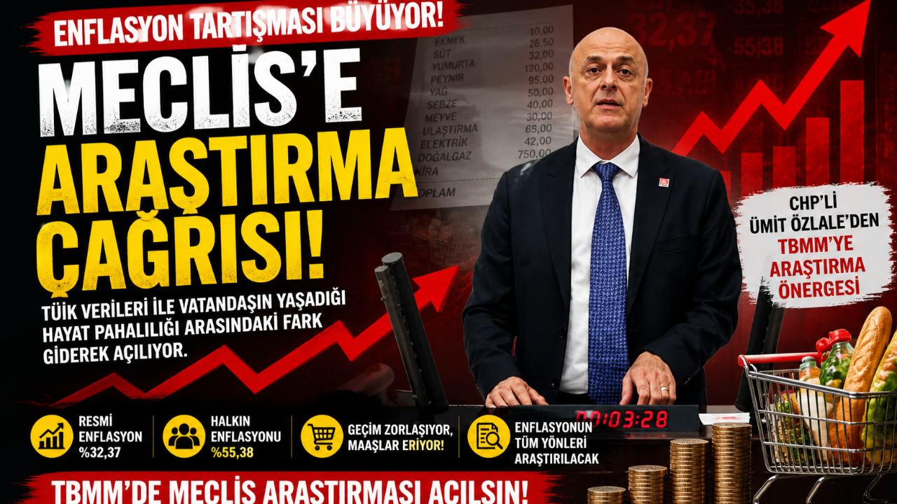 CHP’li Özlale’den Ekonomi İçin Acil Araştırma Çağrısı