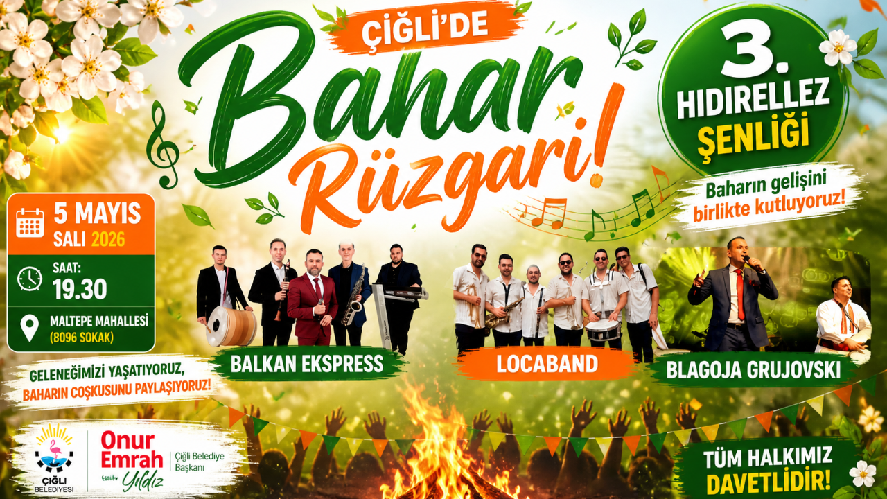 Çiğli’de Bahar Coşkusu Zirvede
