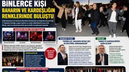 Çiğli’de Hıdrellez Coşkusu Geceye Damga Vurdu
