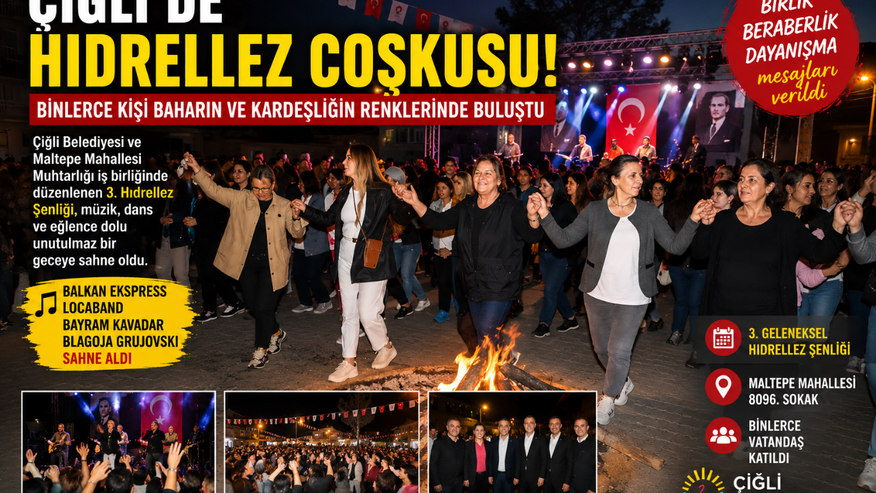 Çiğli’de Hıdrellez Coşkusu