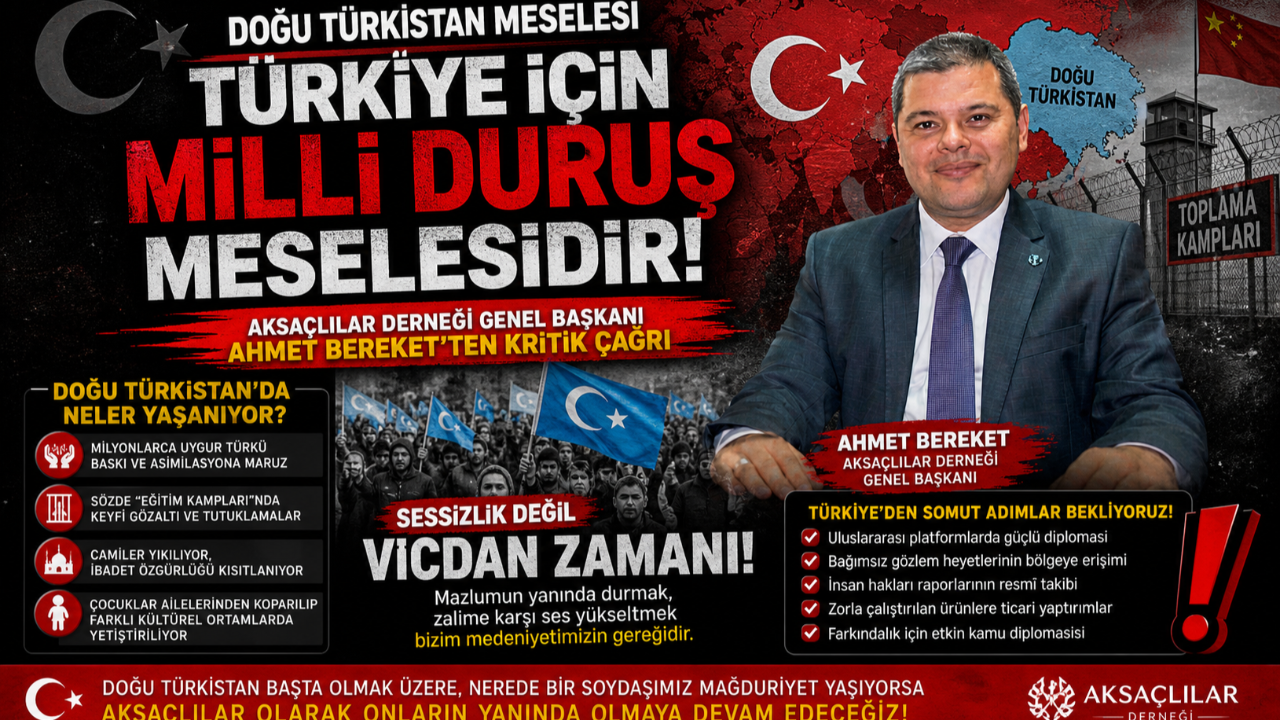 Doğu Türkistan Türkiye İçin Bir Dış Politika Değil, Millî Duruş Meselesidir