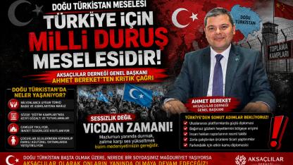 Doğu Türkistan Türkiye İçin Bir Dış Politika Değil, Millî Duruş Meselesidir