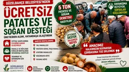 Güzelbahçe’de Ücretsiz Gıda Desteği!