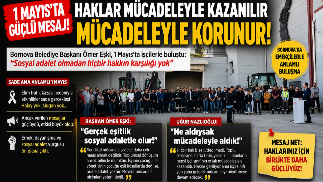 “Haklar Mücadeleyle Kazanılır, Mücadeleyle Korunur!”