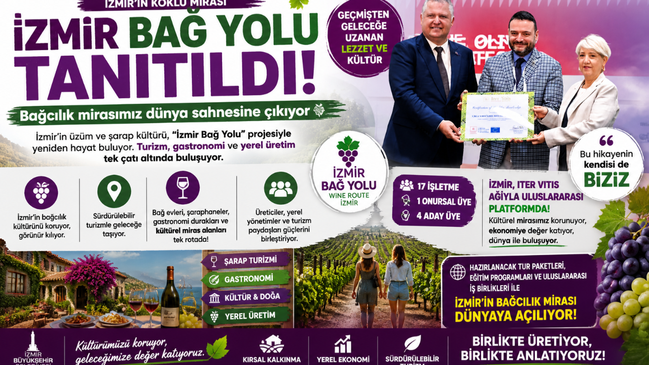 İzmir Bağ Yolu Tanıtıldı!