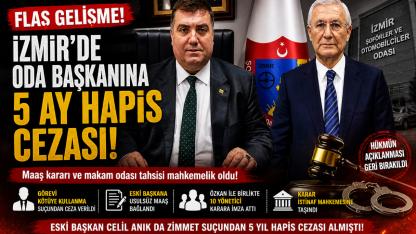 İzmir’de Oda Başkanına Şok Ceza!