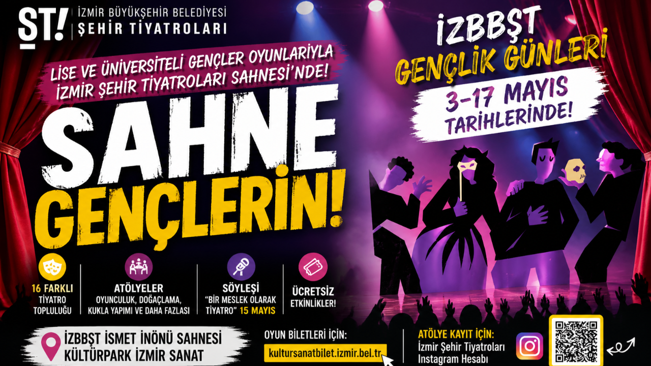 İzmir’de sahne gençlerin! Tiyatro festivali başlıyor