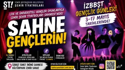 İzmir’de sahne gençlerin! Tiyatro festivali başlıyor