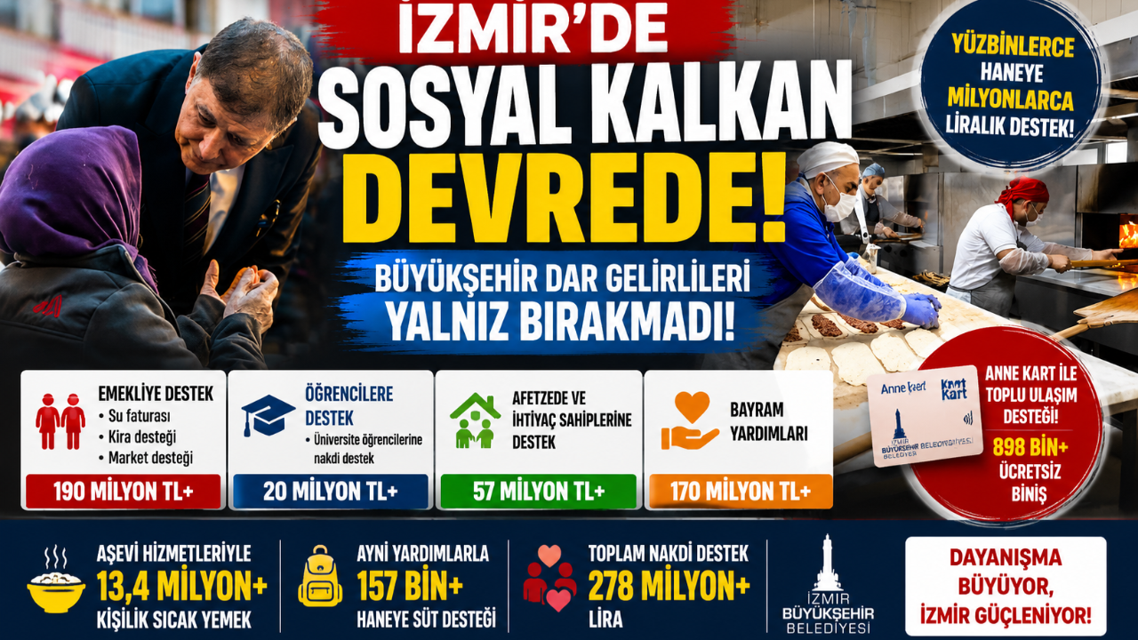 İzmir’de Sosyal Dayanışma Seferberliği