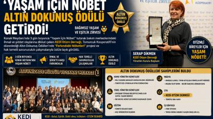 KEDİ Otizm Derneği’ne Büyük Ödül