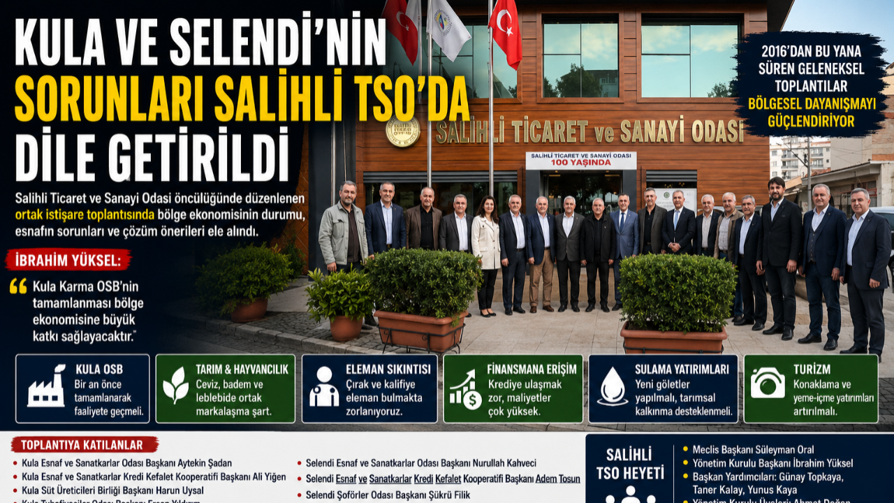 Kula ve Selendi İçin Kritik Zirve!