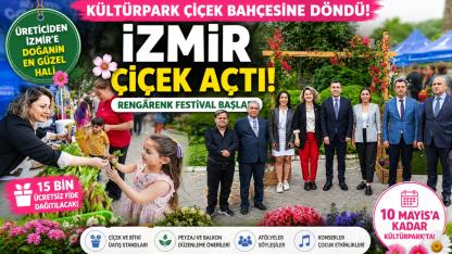 Kültürpark Çiçek Bahçesine Döndü!