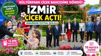 Kültürpark Çiçek Bahçesine Döndü!