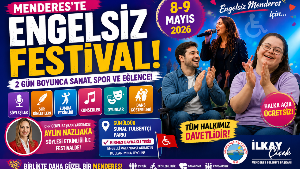 Menderes’te Engelsiz Coşku Başlıyor
