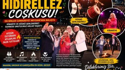 Menemen’de Hıdırellez Gecesi Tarihe Geçti!