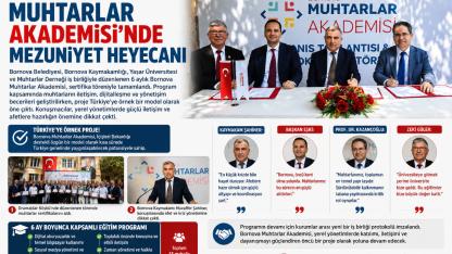 Muhtarlar Akademisi Türkiye’ye Örnek Oldu