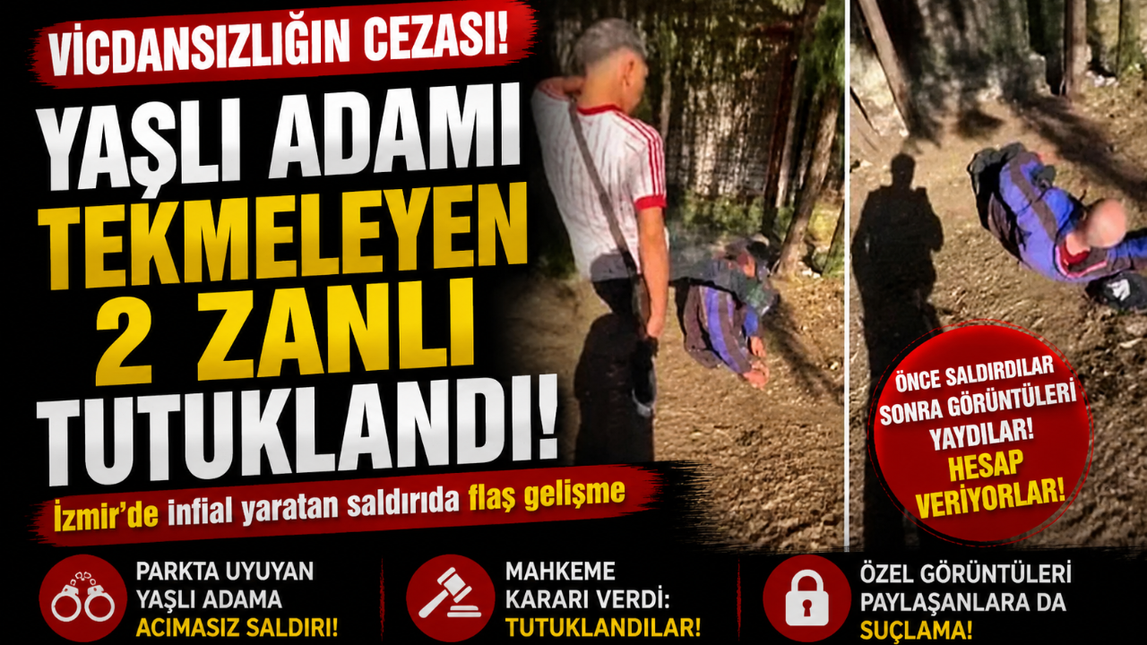 “Parkta Dehşet! Yaşlı Adama Saldıran 2 Şüpheli Tutuklandı”