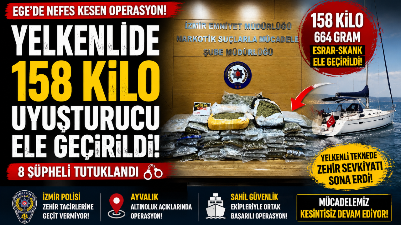Yelkenlide Tonlarca Uyuşturucu Alarmı
