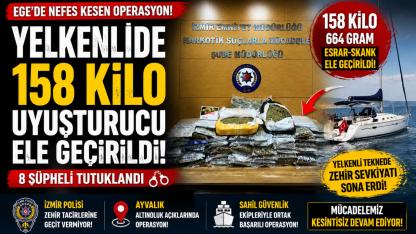 Yelkenlide Tonlarca Uyuşturucu Alarmı