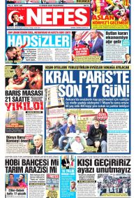 Nefes Gazetesi Gazete Manşeti