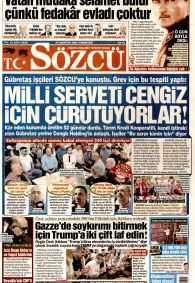 SÖZCÜ Gazete Manşeti