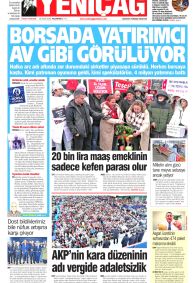YENİÇAĞ Gazete Manşeti