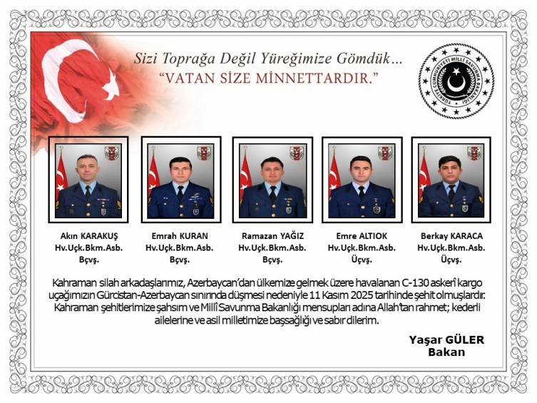 C-130 Uçağı Düştü: 20 Kahraman Askerimiz Şehit