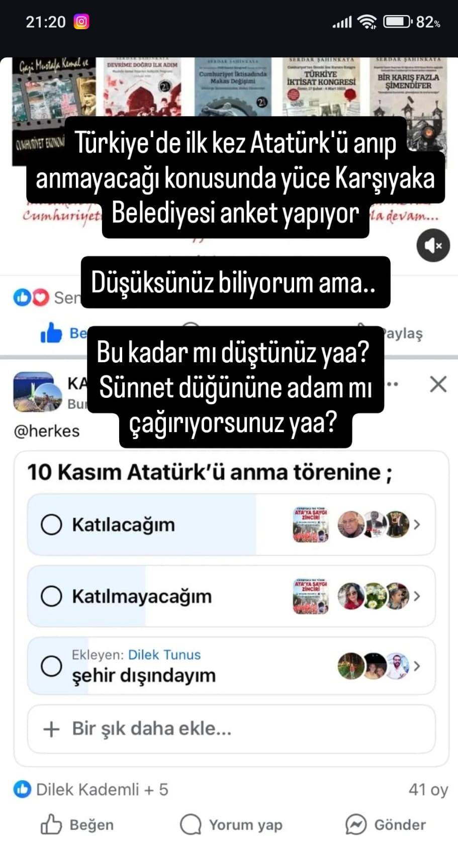 10 Kasım’a Katılım İçin Anket Tepki Çekti