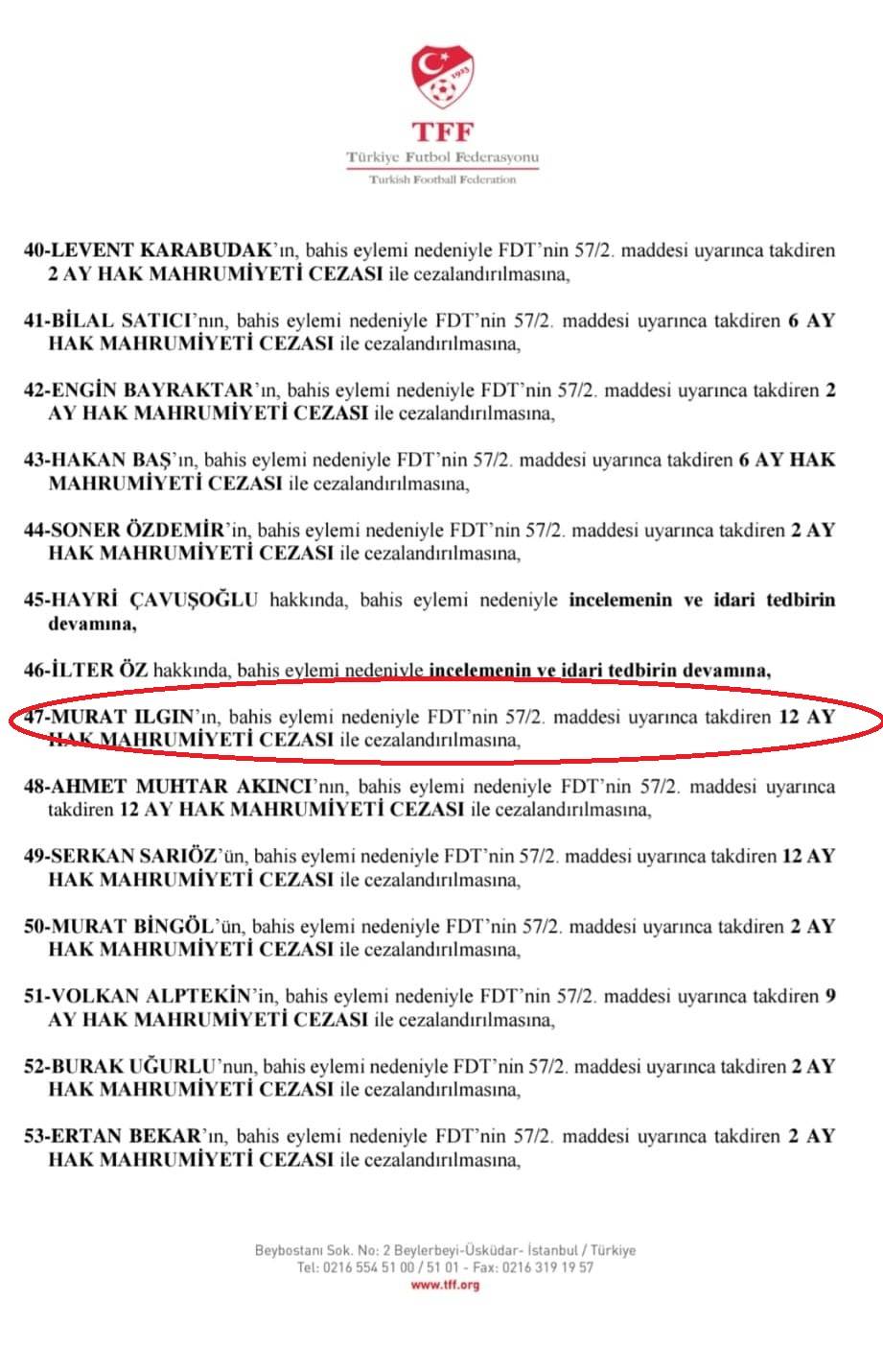 Karşıyaka Belediye Başkan Yardımcısı Murat Ilgın’a 12 ay hak mahrumiyeti